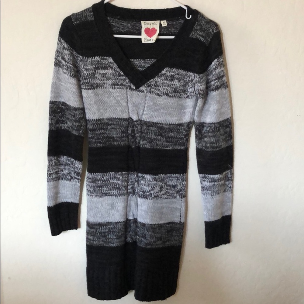 Derek heart knit sweater dress